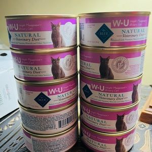 10 Blue Canned Cat Food weight and urinary care